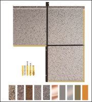 鋁合金巖棉保溫裝飾一體板